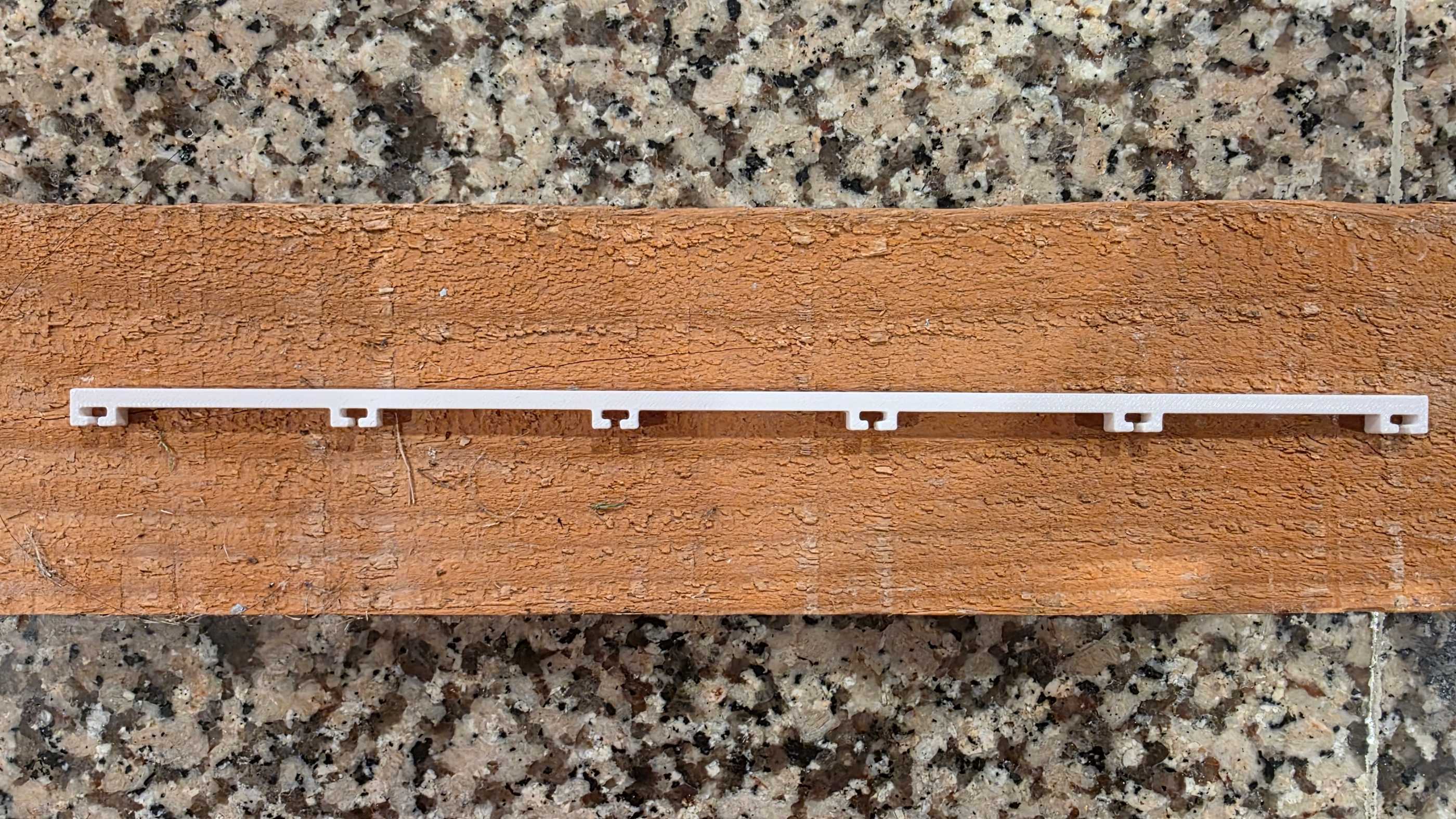 Curtain straightener clip front view